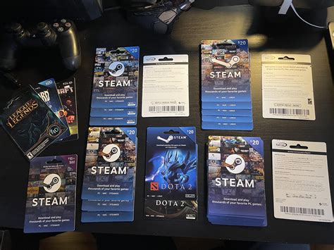 The Steam Gift Cards Over the years : r/Steam