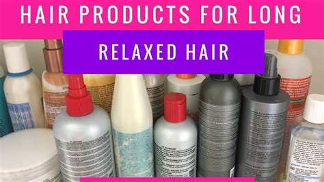 Hair Products for Long Relaxed Hair - YouTube | Hair Care | Relaxed hair, Long relaxed hair, Hair