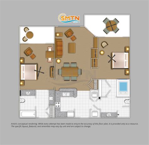 Hilton Parc Soleil Floor Plan - floorplans.click