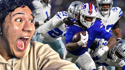 Buffalo Bills Vs Dallas Cowboys Reaction | FULL GAME HIGHLIGHTS - YouTube