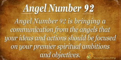 Angel Number 92 Meaning - Auspicious New Beginnings - SunSigns.Org