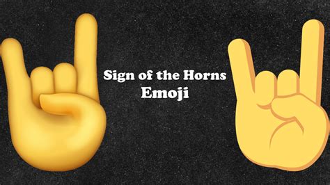 🤘Sign of Horns emoji- Meaning, ️,Copy & Paste - Heatfeed