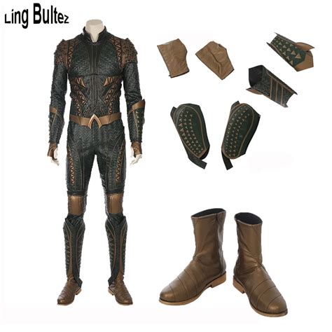 Ling Bultez High Quality New Aquaman Costume 2018 Movie Aquaman Cosplay Costume Aquaman Suit In ...