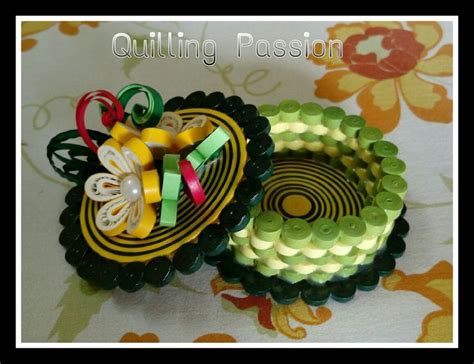 Quilled Box... | Quilling, Desserts, Food