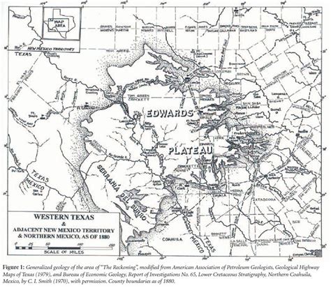 Edwards Plateau Map