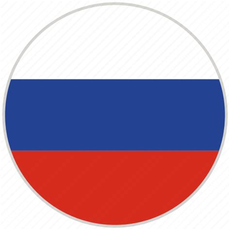 Russia Flag Icon Circle : Russia Flag Circle Flag Button In The Map ...