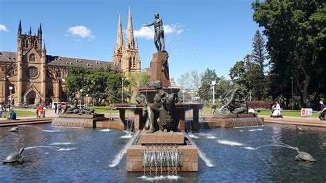 Sydney - City and Suburbs: Hyde Park, Archibald Fountain