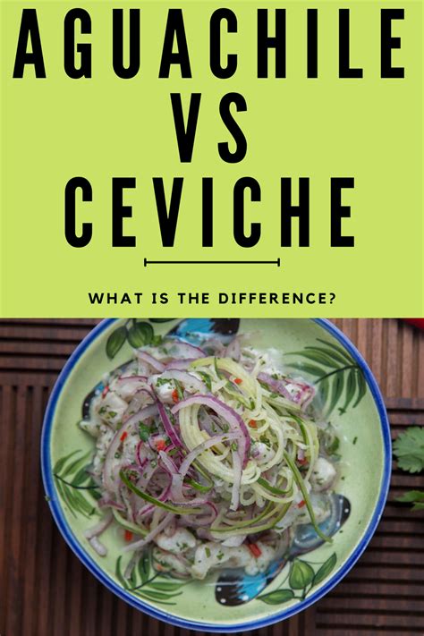 What is aguachile, and how is it different from ceviche? This is a very common question I get ...