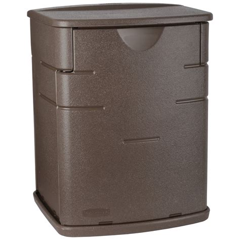 Rubbermaid 19.2 Gallon Resin Deck Box, Brown - Walmart.com - Walmart.com