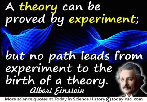 Albert Einstein Quotes on Theory from - 624 Science Quotes - Dictionary ...