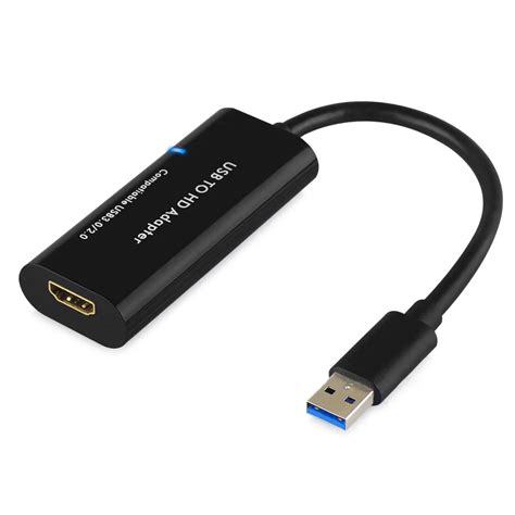 1080P USB 3.0 to HDMI Multi Monitor External Video Card Adapter For ...