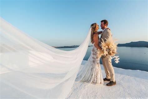 K&J: Boho chic wedding at Canaves Oia Panorama Balcony in Santorini ...