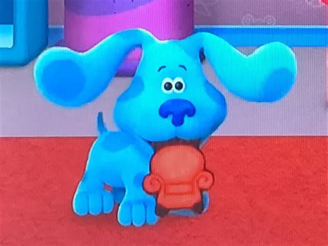 Blue Holds Joe’s Notebook | Blue’s clues, Blues clues, Blues clues mailbox