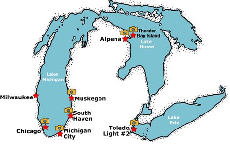 5 Great Lakes Names Map - Dakota Map