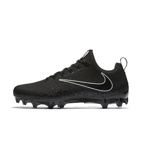 Nike Synthetic Vapor Untouchable Pro Men's Football Cleat in Black/Metallic Silver/White (Black ...