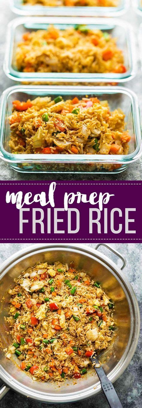 Egg Fried Rice (+ Variations) | Recipe | Vegetarian meal prep, Meals, Vegetarian fried rice
