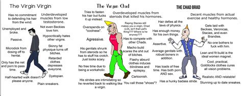 The Virgin Virgin vs the Virgin Chad vs the Chad Brad : r/virginvschad