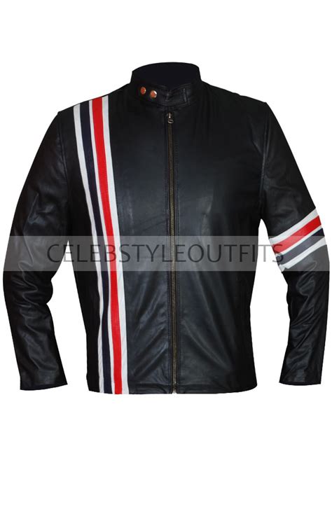 Peter Fonda Easy Rider Wyatt Biker Black Leather Jacket