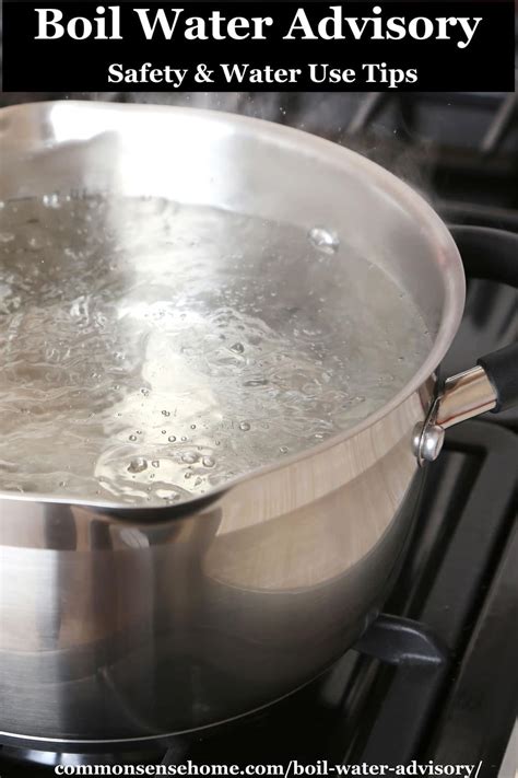 Boil Water Advisory - Safety and Water Use Tips