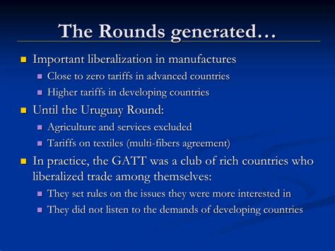 PPT - International trade: from the GATT to the WTO PowerPoint ...