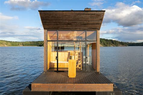 Photo 6 of 27 in This Floating Sauna in Stockholm’s Archipelago Lets You Soak Up Steam and Views ...