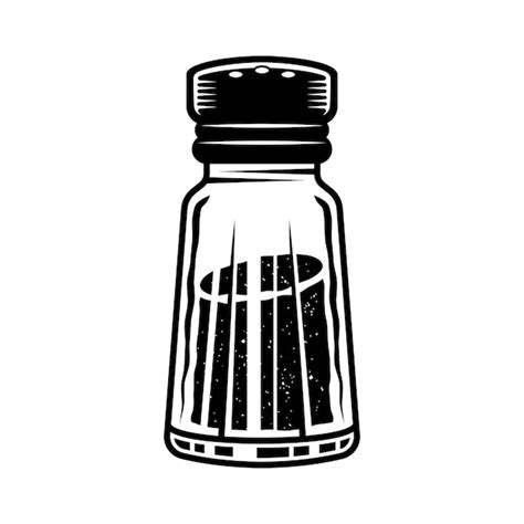 Premium Vector | Salt shaker vector object or design element isolated ...