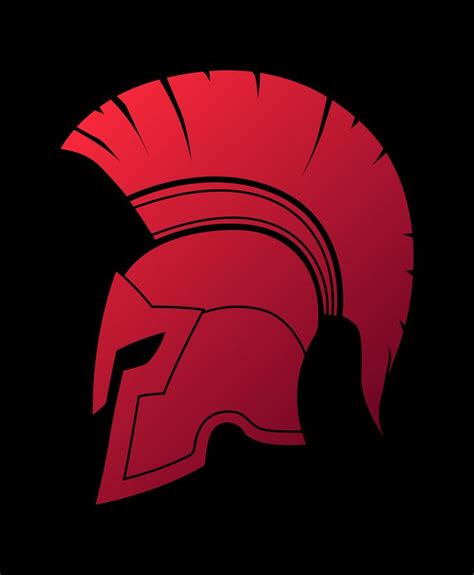 spartan helmet red in 2020 | Spartan helmet, Spartan, Typographic logo design