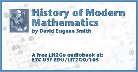 History of Modern Mathematics | David Eugene Smith | Lit2Go ETC