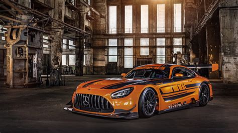 HD wallpaper: Mercedes-Benz, Mercedes-AMG GT3, Car, Orange Car, Race ...