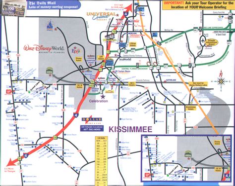 Around The World: Kissimmee Map 192 Street Florida Wal-Mart US Hwy. 192 ...