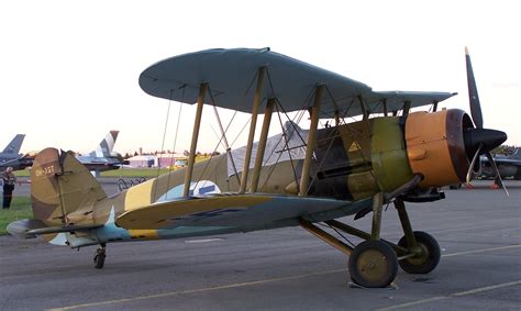 Gloster Gauntlet in Finnish colours | Finnish air force, Wwii airplane ...