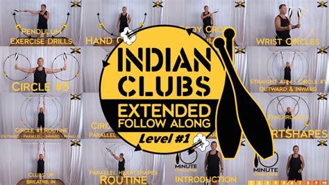 Indian Clubs Extended Level 1 – Indian Clubs and how to use them