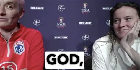 Watch: Megan Rapinoe lashes out at God, who, in His infinite wisdom, caused her to get injured ...