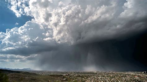 Rain Bomb: Rare 'Wet Microburst’ Caught on Camera in Stunning Timelapse - YouTube