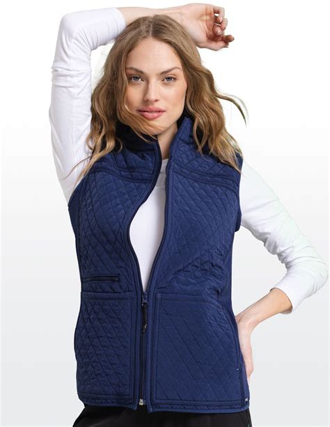 Inspira Zip Front Quilted Vest