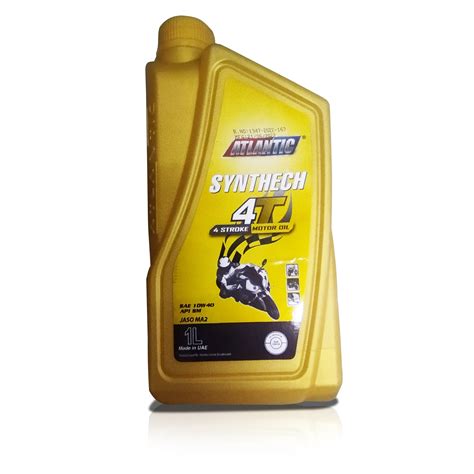 Atlantic Syntech 4T 10W-40 Motorcycle Oil – Zenith Hub