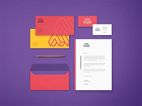 Corporate Stationery PSD Mockup - graphberry.com