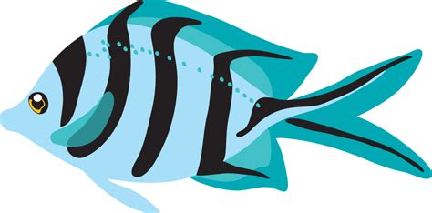 Blue fish clipart – Clipartix