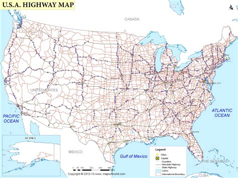 Road Map Of The United States: A Comprehensive Guide - Map Of The Usa