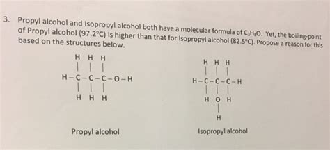Isopropyl Alcohol Structure