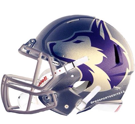 Univ. of Washington HUSKIES!!. | Football helmets, Football helmet design, Cool football helmets