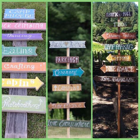 Outdoor Rustic Directional Signs Beach Directional Signs | Etsy