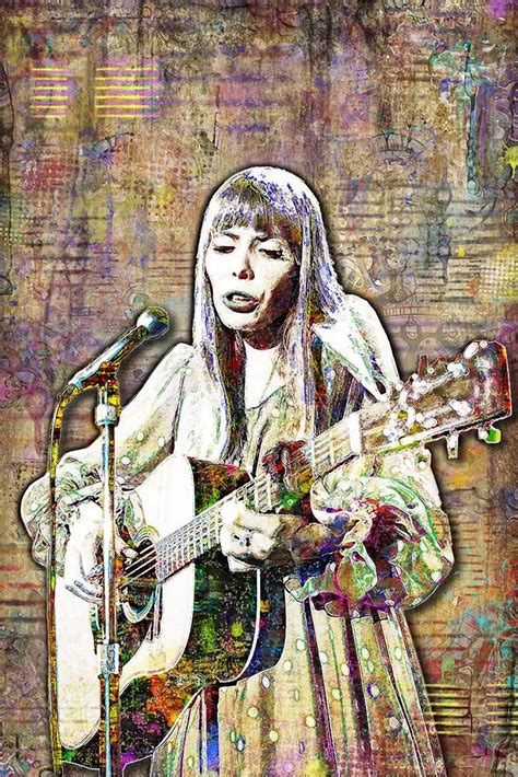 Joni Mitchell Poster, Joni Mitchell Tribute Fine Art | Art, Joni ...