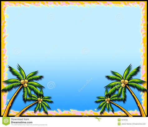 clipart palm tree borders - Clipground