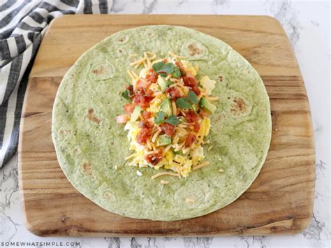 Breakfast Wrap Healthy Breakfast - Somewhat Simple .com