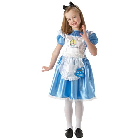 ALICE IN WONDERLAND Alice In Wonderland Deluxe (Disney) - Kids Costume ...