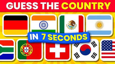 Guess the Country by the Flag 🚩 | Easy, Medium, Hard, and Impossible ...