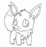 Kawaii Pokemon Eevee Coloring Page  Free Printable Pages For Kids sketch template