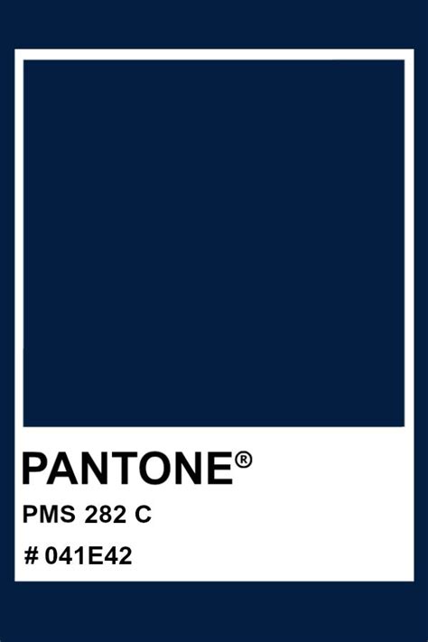 Dark Navy Blue Pantone