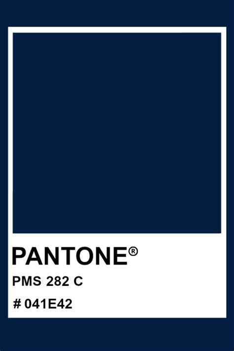 PANTONE 282 C #pantone #color #PMS #hex #darkblue Navy Blue Pantone, Pantone Azul, Pantone ...